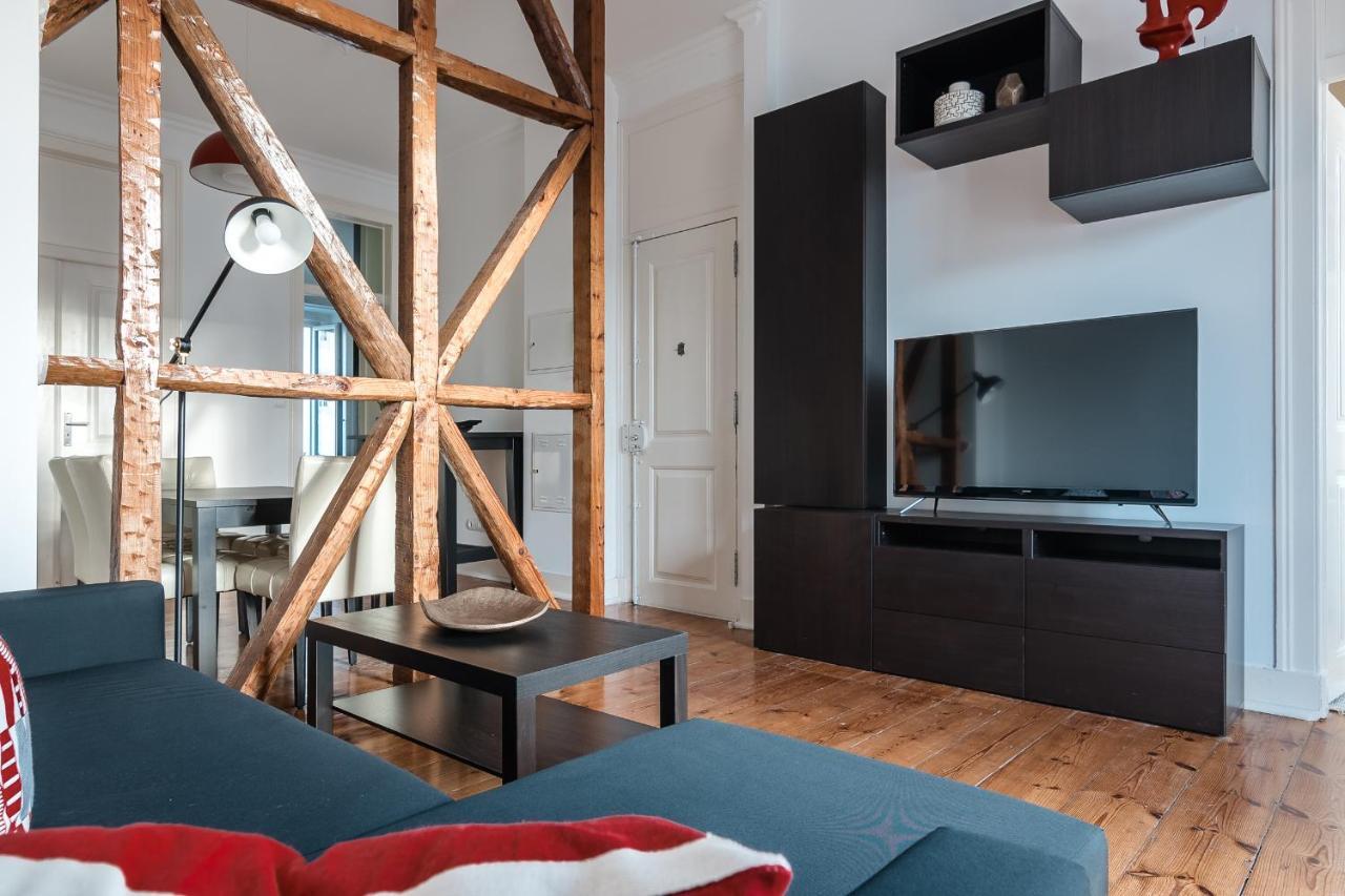 Elegant 3 Bedroom Flat With View In Principe Real Lisboa エクステリア 写真